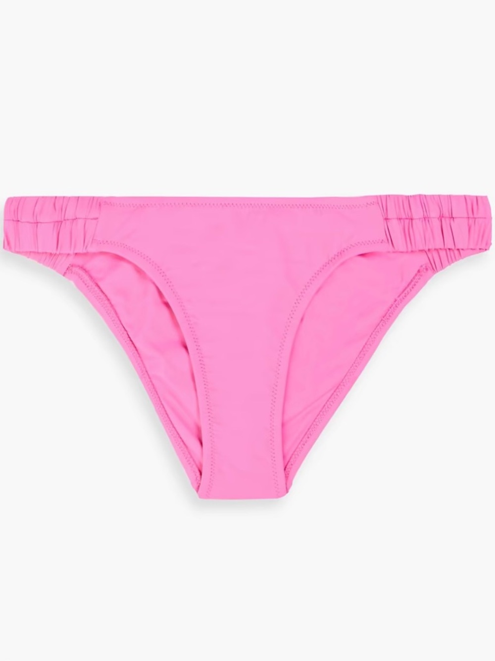 NWT Melissa Odabash ‘Trieste’ Ruched Low-Rise Bikini Briefs in Hot Pink Size 6